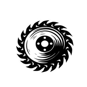 Saw Blade SVG ,Saw Blade Clipart, Saw Blade Silhouette, Saw Blade SVG Cut Files for Cricut, Saw Blade vector, Saw Blade Monogram