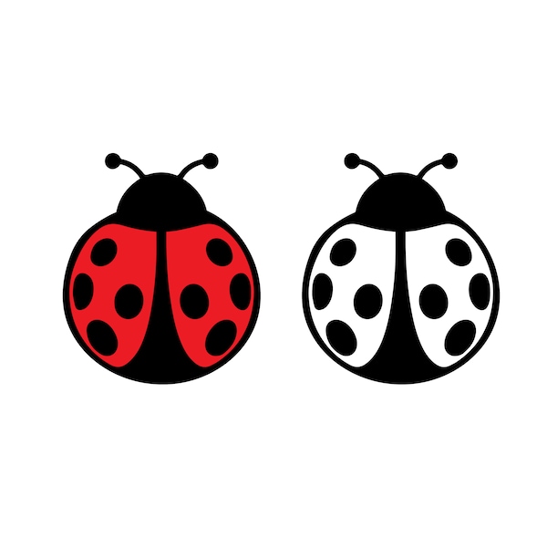 Ladybug svg, Lady bug svg, Ladybird SVG, ladybird clipart, Layered ladybug svg, bug clipart, insect svg for Cricut, Cute ladybug svg