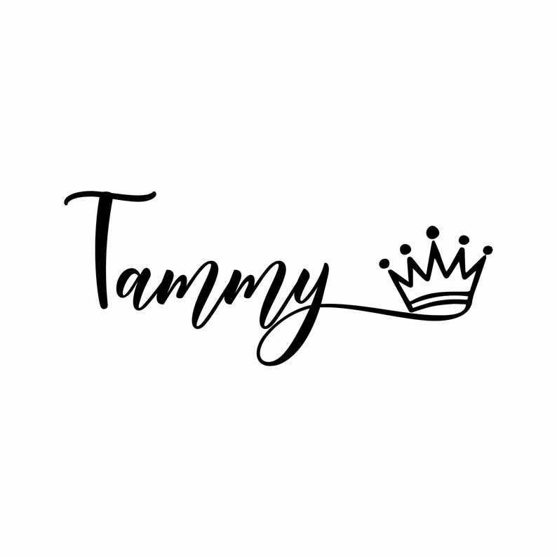 Custom Name in the Svg, Font With Heart Detail at the End SVG, EPS, PNG ...