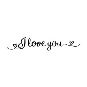 Ich liebe dich SVG | Liebe, Hochzeit SVG-Schnittdateien | Valentinstag SVG | Digitaler DOWNLOAD
