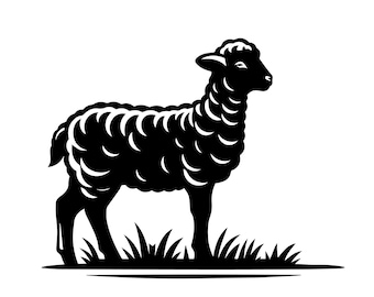 Cordero svg, cordero asomando, archivos de cuerpo completo, cricut, archivo de corte de Pascua, oveja, comercial, CNC, calcomanías de vinilo, clipart de cordero, archivo de corte de camiseta, láser