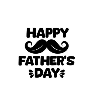 Happy Father&#39;s Day SVG, Father&#39;s Day cut file, PNG