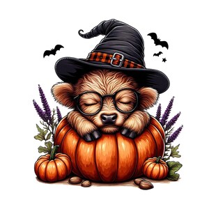 Halloween Highland Cow PNG, Bull Png,Retro Halloween Png, Ghost Cows Png, Funny Cow Png, Fall Png,Spooky Season,Cow Halloween png,svg