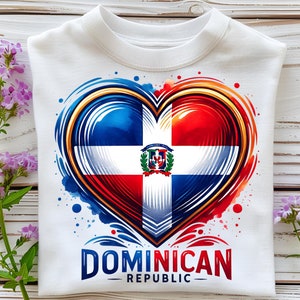 Dominikanische Republik PNG Sublimationsdesigns Dominikanische Republik PNG DominikanerT-Shirt Dominikanische Flagge PNG Sofortiger digitaler Download