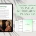 Retirement Planner Comprehensive Template Printable Digital Financial ...
