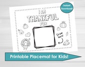 Thanksgiving Coloring Placemat