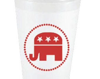 Vasos Republican Frost Flex - paquete de 10 vasos de 16 oz