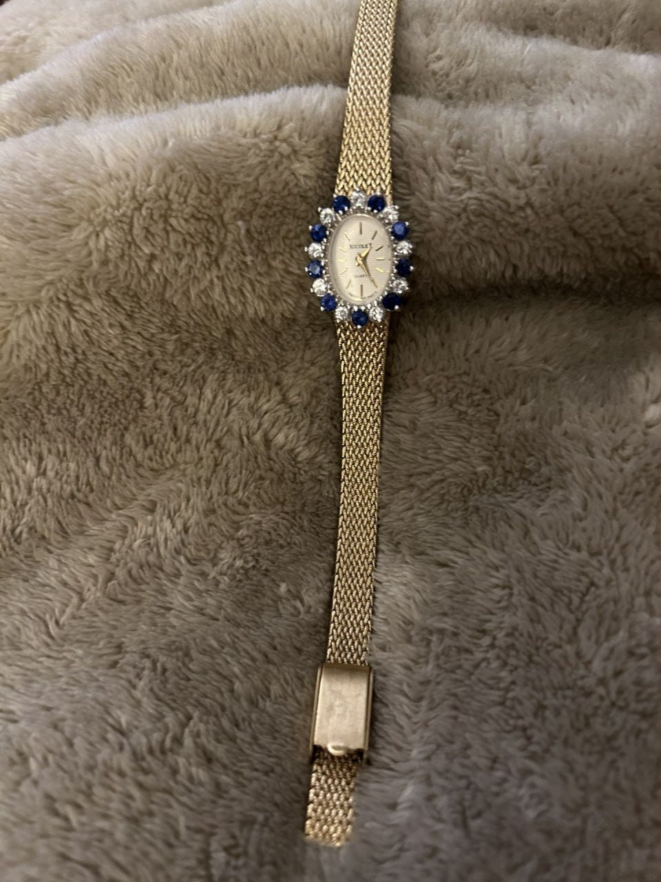 Rare Vintage NICOLET Womens Gold Watch Etsy