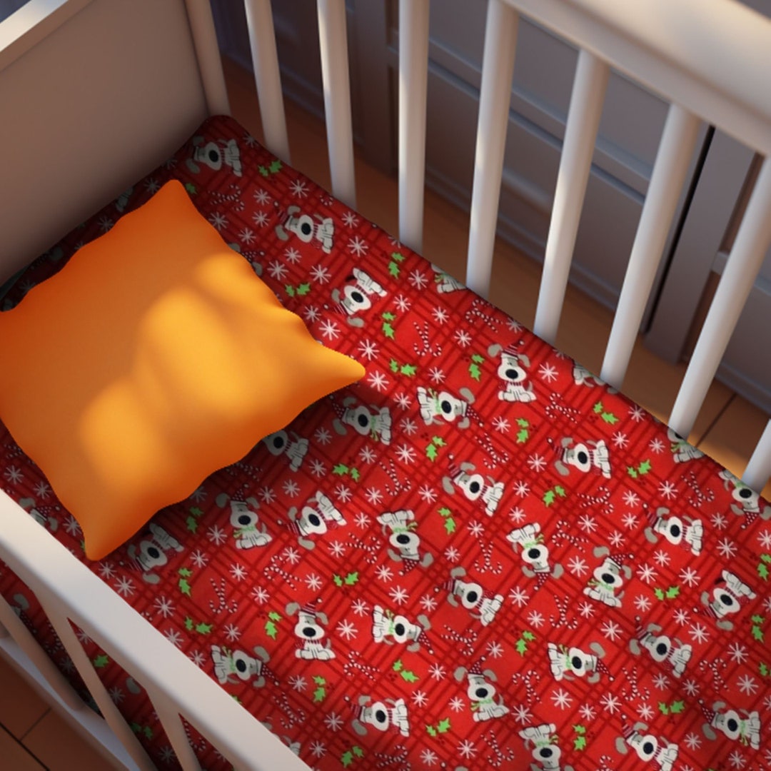 Flannel Crib Sheettoddler Pillowcasechristmas Crib Sheettoddler Sheet Setfitted Flannel Crib