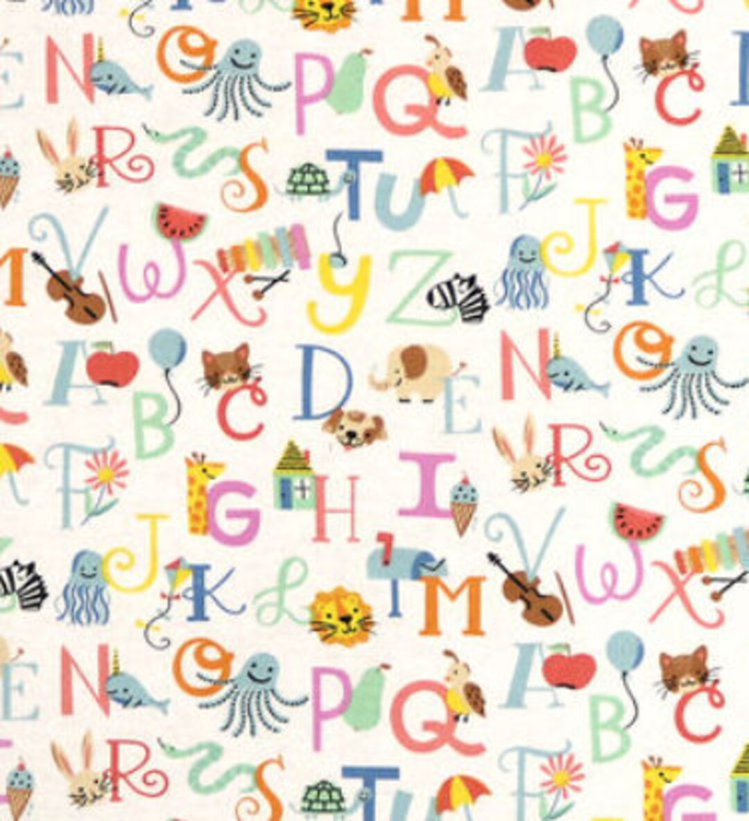 Flannel Crib Sheetalphabet Crib Sheettoddler Sheetfitted Etsy