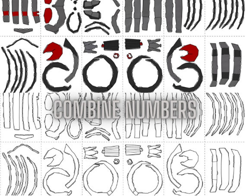 Antman Helmet Papercraft Template / Easy to Do / Cosplay Project ...