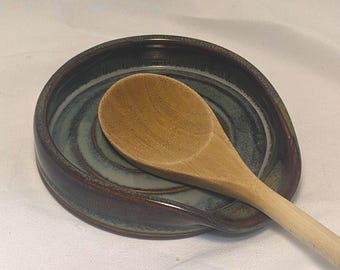 Ancient Blue Spoon Rest