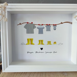 Cadre personnalisable "Jolie famille bretonne"