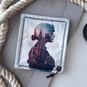 Valkyrie Soldier Hank | Modern Microfiber Handkerchief | Military Soldier Silhouette Print Hank W/ Microfiber and Lanyard | Awesome Hank