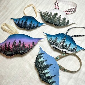 Make crab shell christmas ornaments