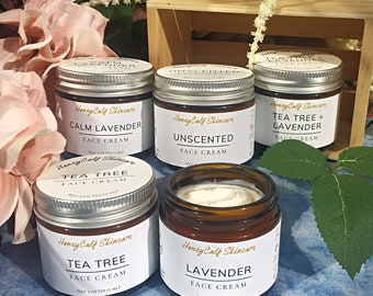 Tallow Face Cream, Face Moisturizer, All Natural Skincare Products, Organic Skin Care Cream, Spa Gift For Her Men Skincare, Sample Sizes