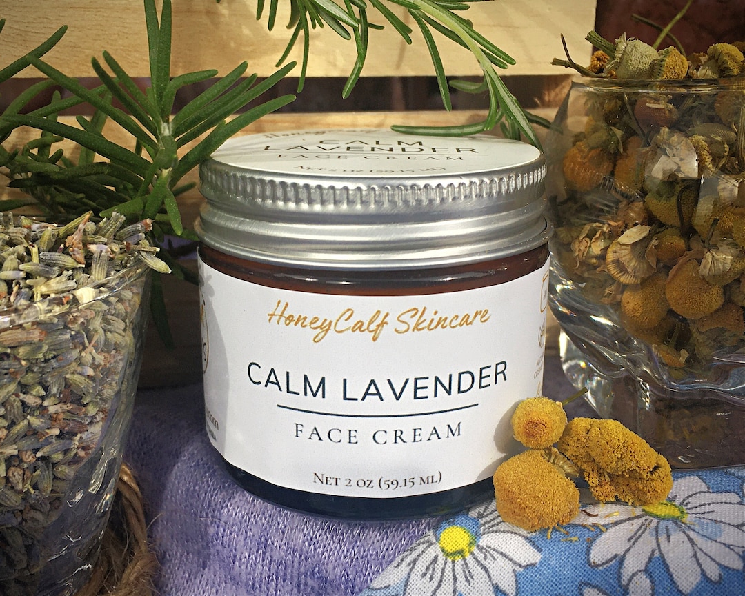 Tallow Face Cream Calm Lavender. Beef Tallow Cream Facial - Etsy