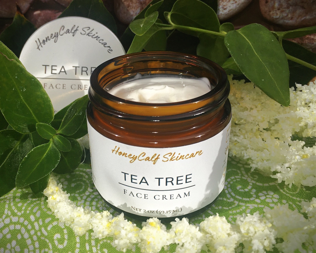 Tea Tree Tallow Face Cream. Grass Fed Tallow Face Moisturizer Etsy