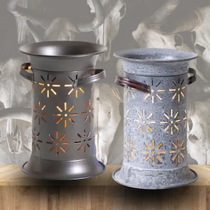 Smokey Black Starburst Wax Melter, Tin Wax Warmer, Wax Melt Burner, Wax Tart, Home Gift, Electric Fragrance Warmer, Home Fragrance, Wax Melt
