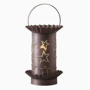 Mini Tin Wax Warmer with Shooting Star in Kettle Black, Wax Melter, Wax Melt Burner, Electric Wax Warmer, Fragrance Warmer, Wax Tart