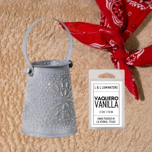 Lantern Tin Wax Warmer in Weathered Zinc, Wax Melt Burner, Electric Wax Warmer, Fragrance Warmer, Strong Wax Melt, Fragrance Electric Warmer