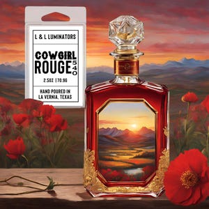 Cowgirl Rouge 540 Wax Melt, Baccarat Rouge 540 Type Scent, Saffron Scent, Luxury Fragrance, Unisex, Strong Wax Melt, Designer Fragrance