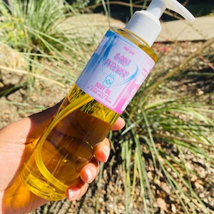 óleo corporal de talco para bebês