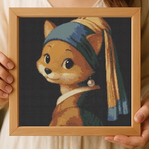 Floral Landscape Cross Stitch Pattern: Beginner Friendly (PDF Pattern)