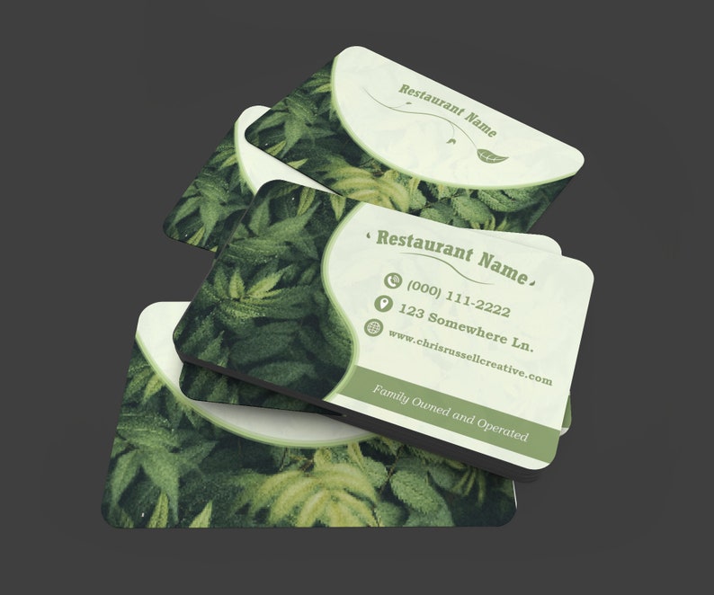 500 Nature Themed Business Cards, Custom Business Cards, Natural Theme