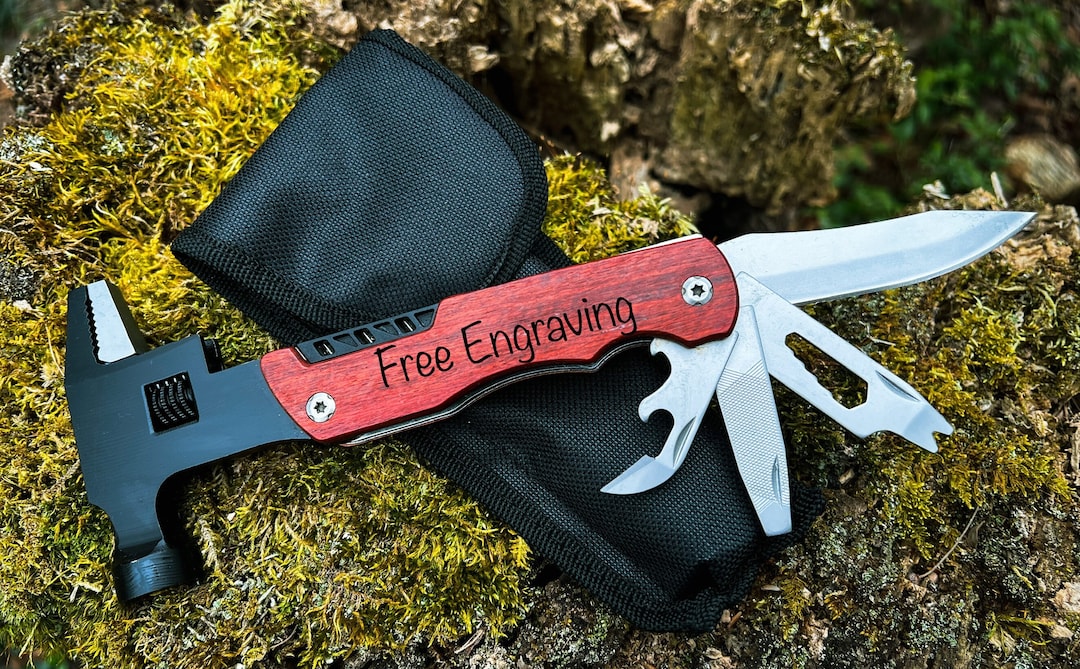 Multi Tool Valentines Gift Idea for Him, Personalized Valentines Idea, Hammer Tool, Multi