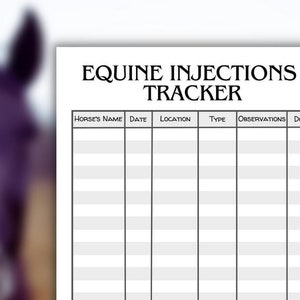 Suivi des injections équines, suivi des soins des chevaux, dossier médical du cheval, journal équin, pension pour chevaux