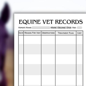 Suivi des dossiers vétérinaires équins, suivi des soins du cheval, dossier médical du cheval, journal équin, pension pour chevaux