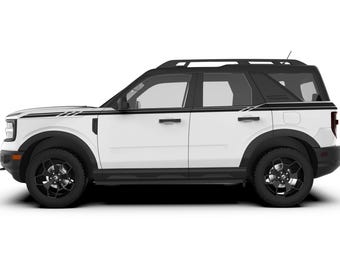 Fits Bronco Sport Decals-Upper Side Body Stripes for 21+ Ford Bronco Accessories. Graphic Stickers Come With Protection Film.