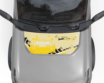 Hood Decal Fits Ford Bronco 2021+: Custom Automotive Vinyl Graphic