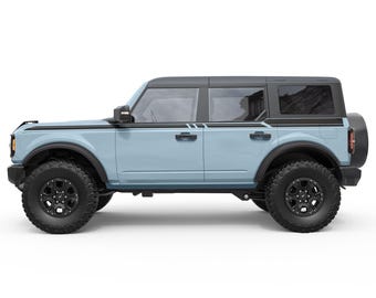 Upper Side Body Stripes Door Decals. Fits Ford Bronco Sticker 2021+