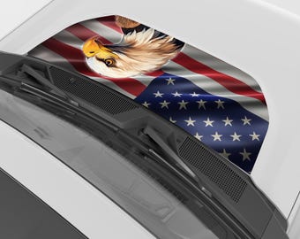 For Ford Bronco Hood Decal 2021+. USA Eagle Print Hood Vinyl Decal. Made in USA Using The Best Vinyl For Hood Decals-Quality Product.