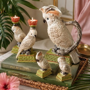 Chinoiserie Bird Figurines - Etsy