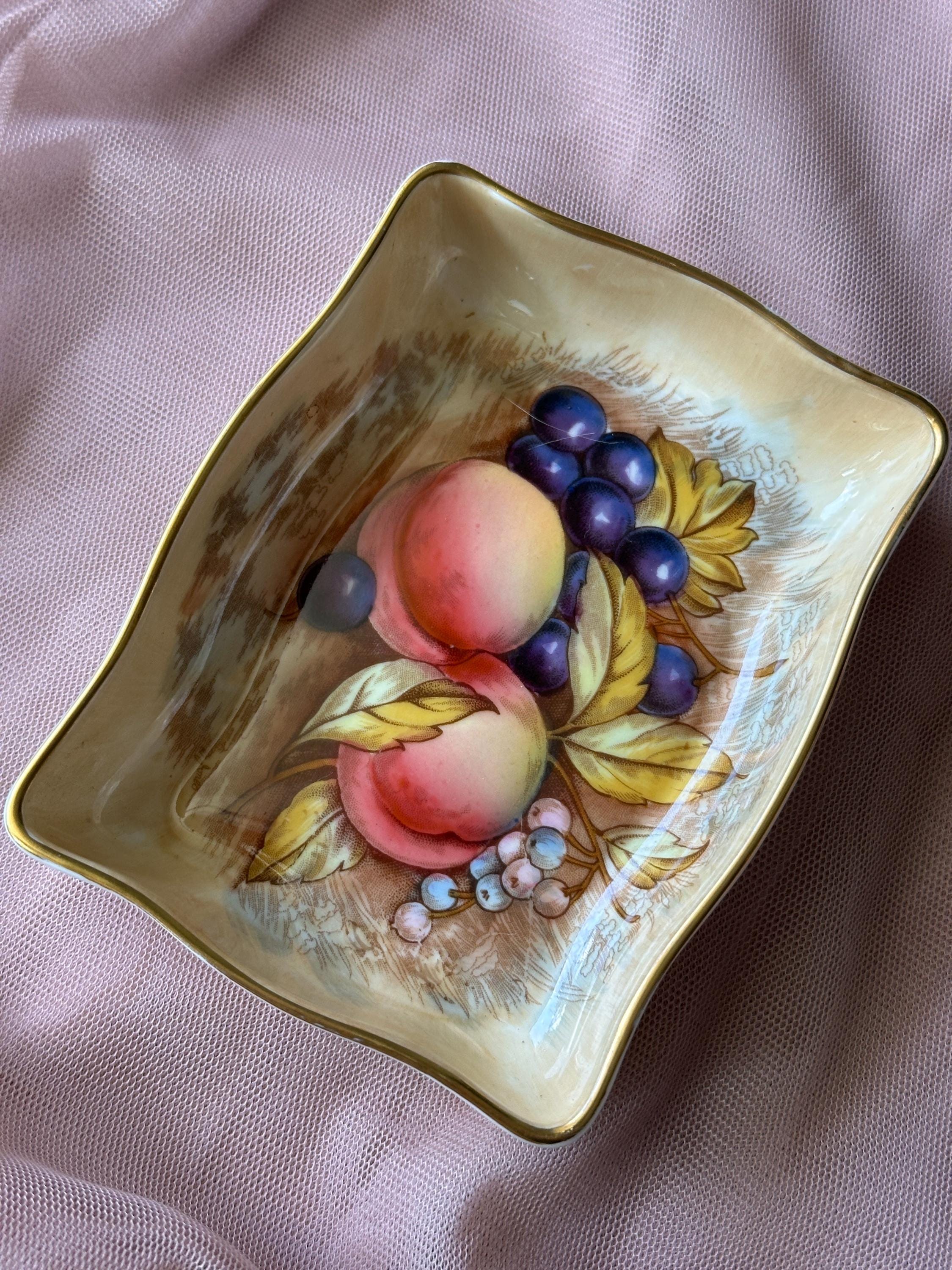 Aynsley Orchard Gold Fruit - Etsy