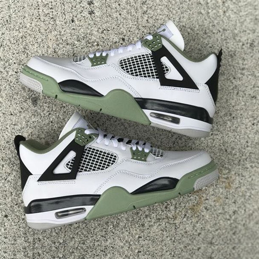 Jordan 4 Seafoam Jordan 4 Retro Seafoam Etsy