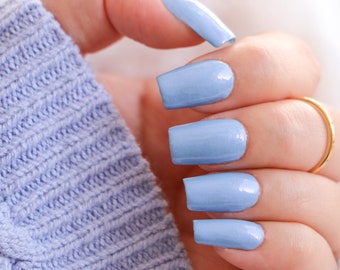 Blueberry Milk - Light Blue Nail Polish: 10-free, Vegan & Cruelty-Free Polish