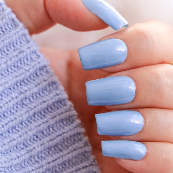 Blueberry Milk - Light Blue Nail Polish: 10-free, Vegan & Cruelty-Free Polish