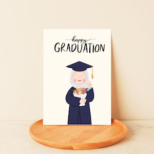 Graduation Card for Hijabis -Celebrate Hijabi Graduates with Love and Pride- Digital Download