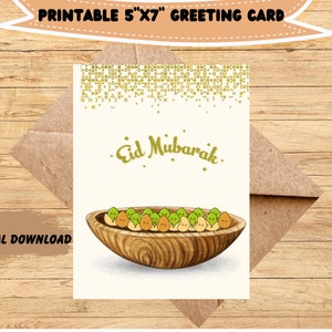 Eid Karte, druckbare Karten, Eid Muttern, süße Eid Karte für Mama, süße Eid Karten für Kinder, islamische Geschenke- 100% des Erlöses an Waisenkinder