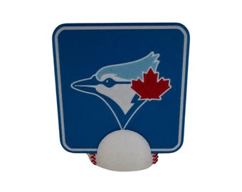 3D Printed Toronto Blue Jays Coaster Set with Holder