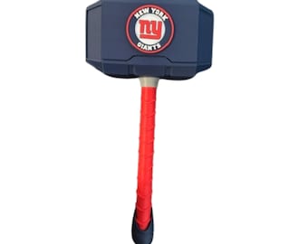 3D Printed NY Giants Thor Hammer with Stand: Heroic Fan Art