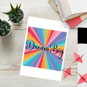 Dream Big Sticker sheet