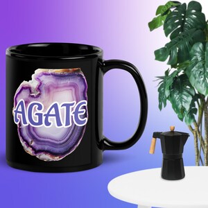 Black Glossy Mug