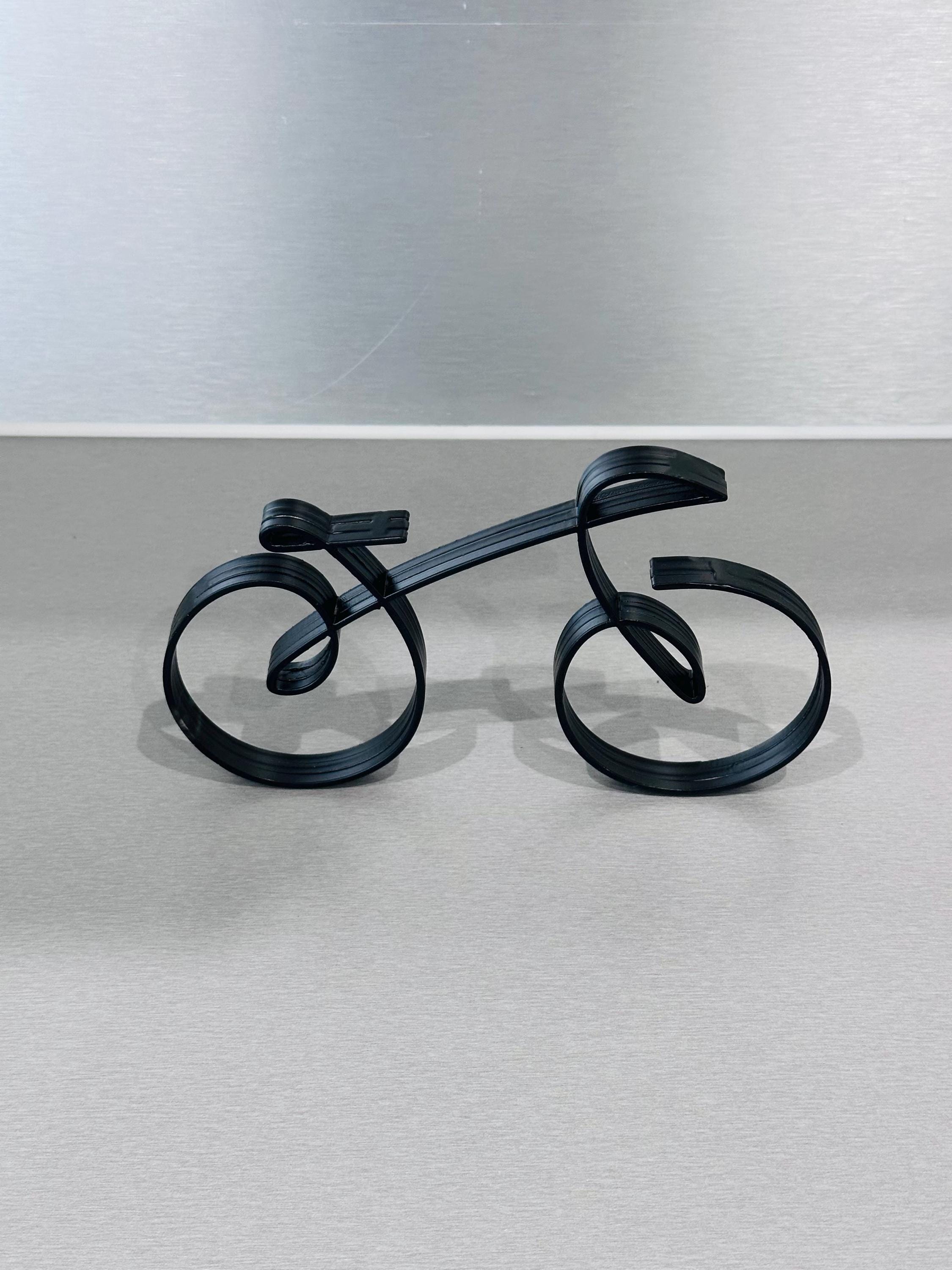 Scultura Bicicletta In Metallo Vintage - Decorazione Per Casa