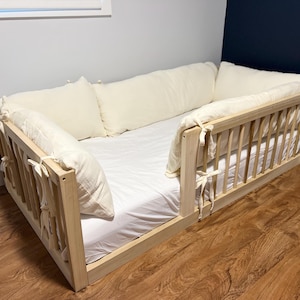 Montessori Floor Bed Soft Cotton Pillow - Covers Only