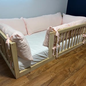 Montessori Floor Bed Soft Cotton Pillow - Covers Only